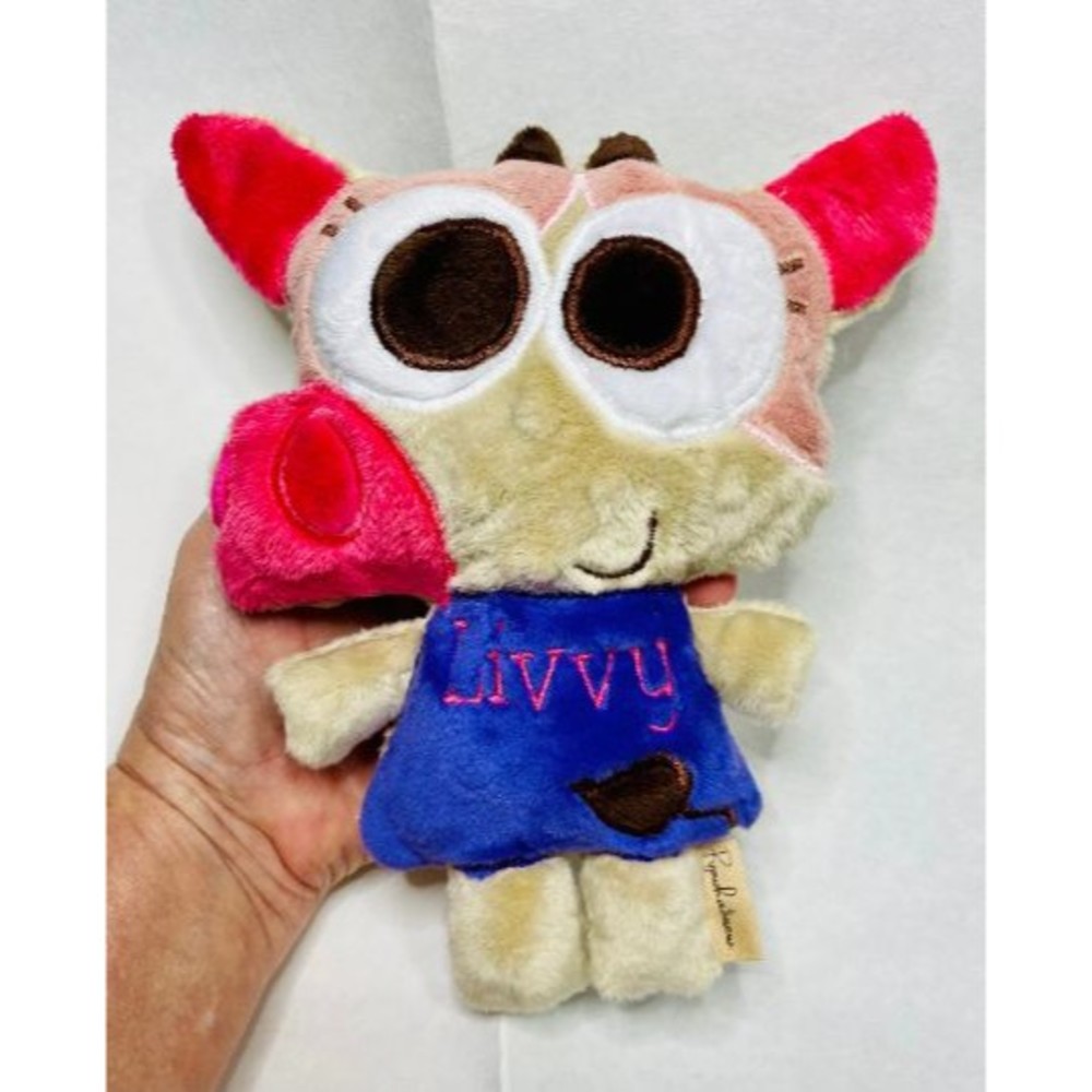 Cowy Lingokids Plush Toy Cow 8.5" Tall Crib safe Soft Handmade personalizable